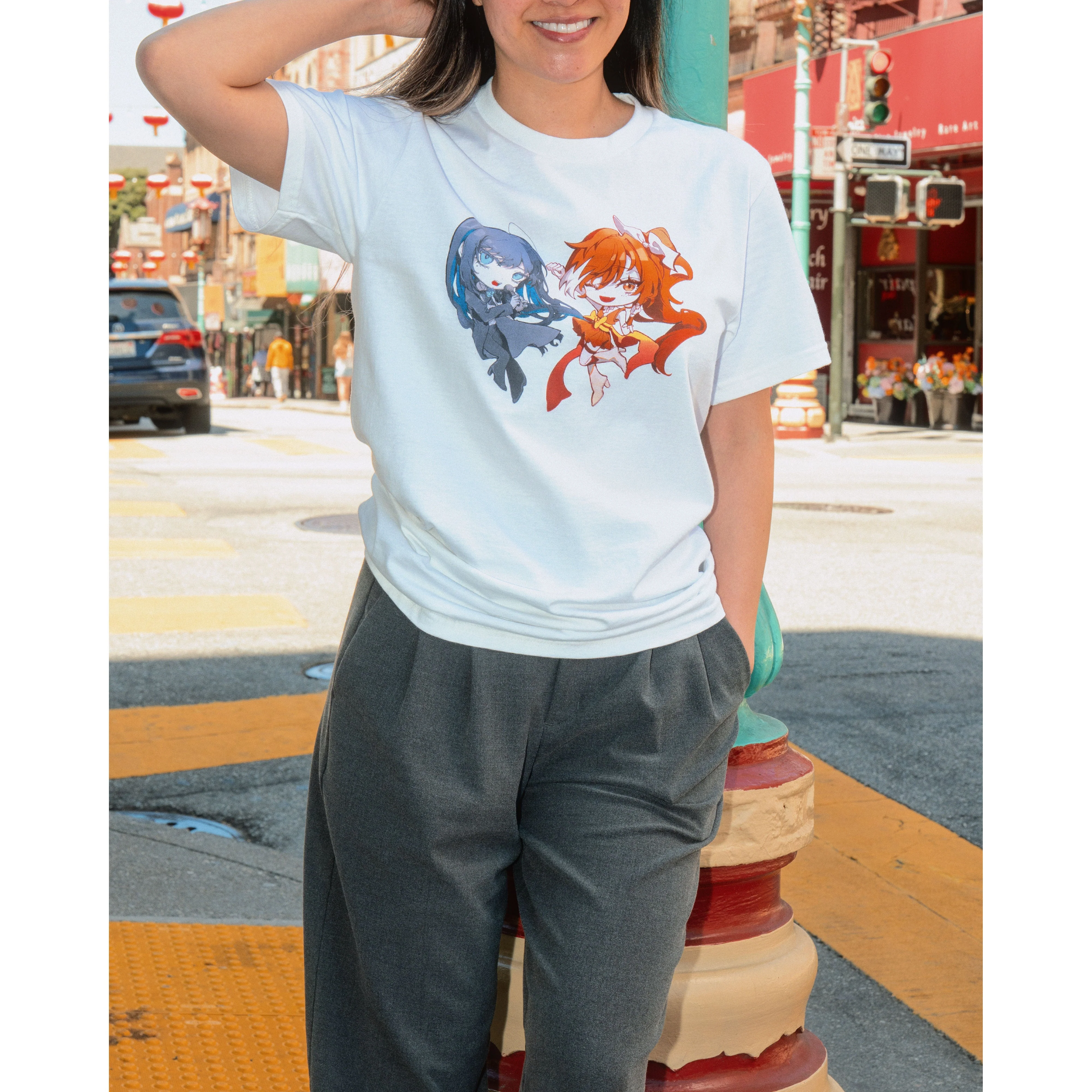 Crunchyroll x Ado - Hime & Ado T-shirt - Exclusive [GOODS] - Image 2